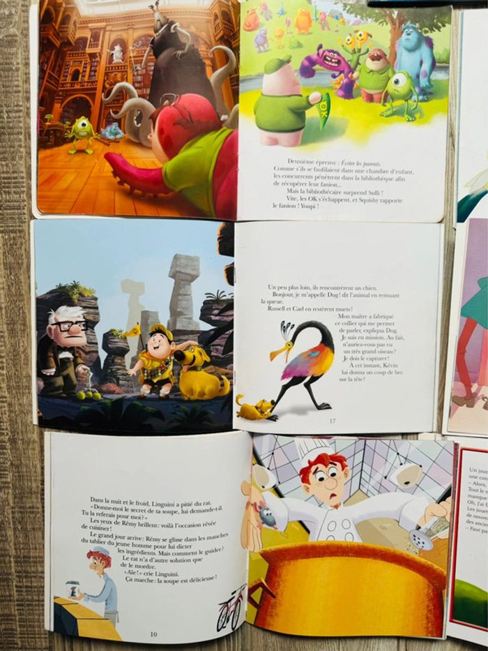 Lot de 7 livres disney pixar toy story ratatouille dalmatiens peter pan - photo numéro 5