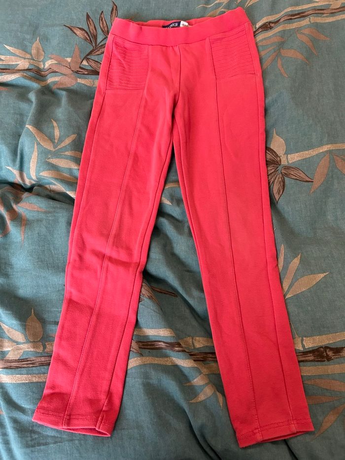 Pantalon / jegging / bas de survêtement rose 8 ans okaidi