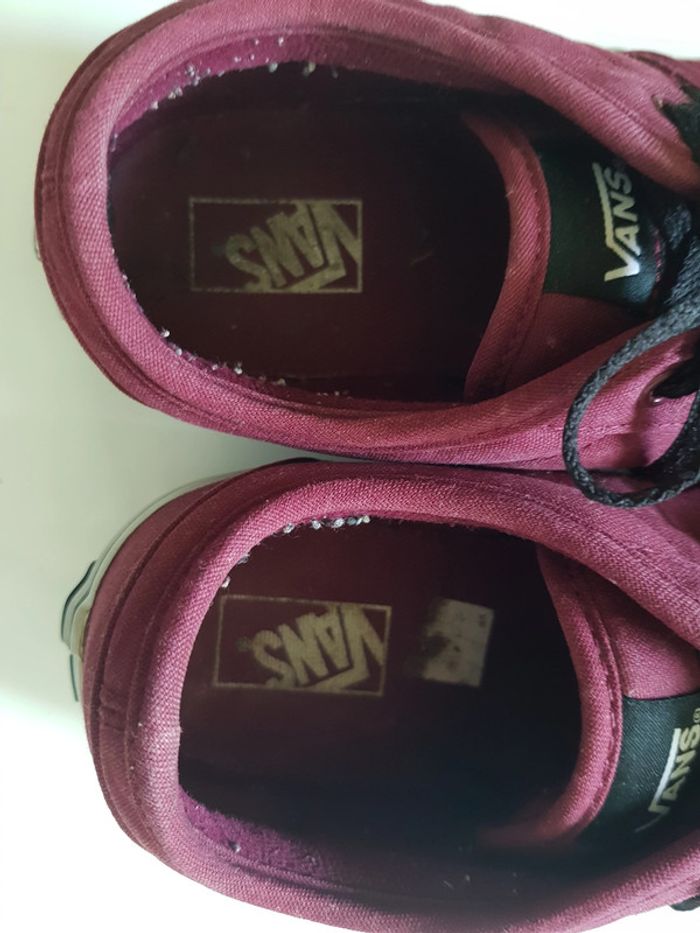 Vans bordeaux taille 37 - photo numéro 4