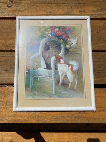 Joli cadre petit chien