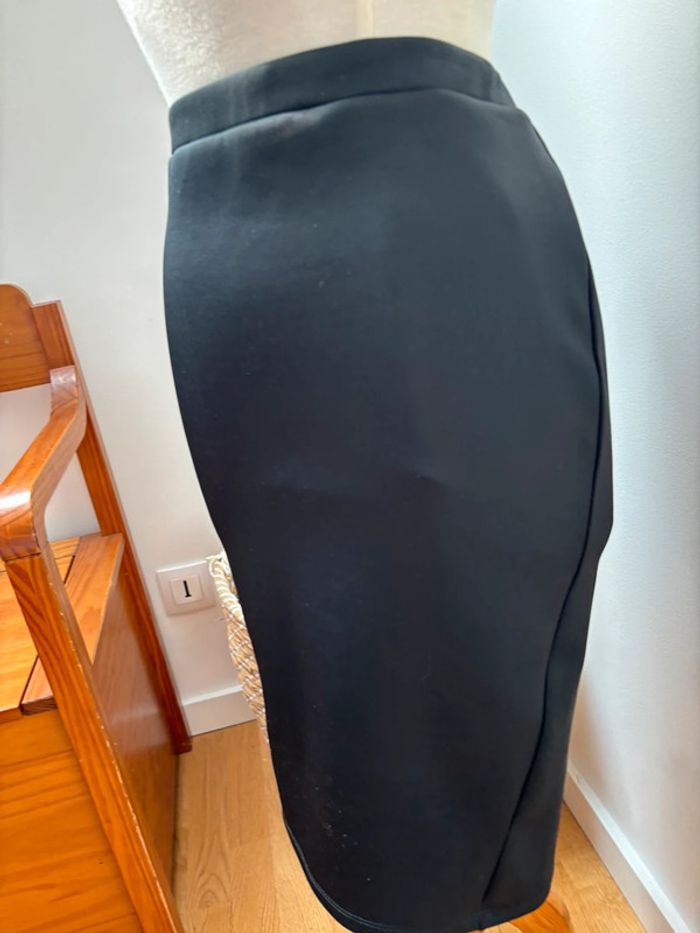 Jupe crayon noir - taille élastique - Promod - M - photo numéro 4