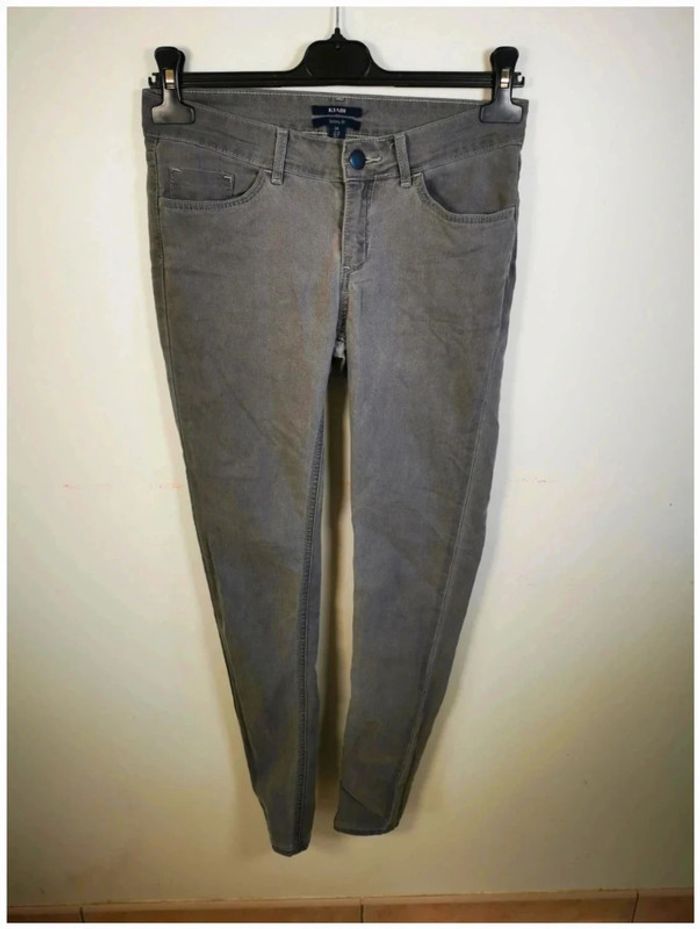 C35 jeans gris kiabi XS