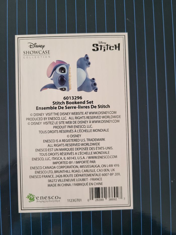 Statue / figurine disney showcase collection serre livre stitch - photo numéro 5