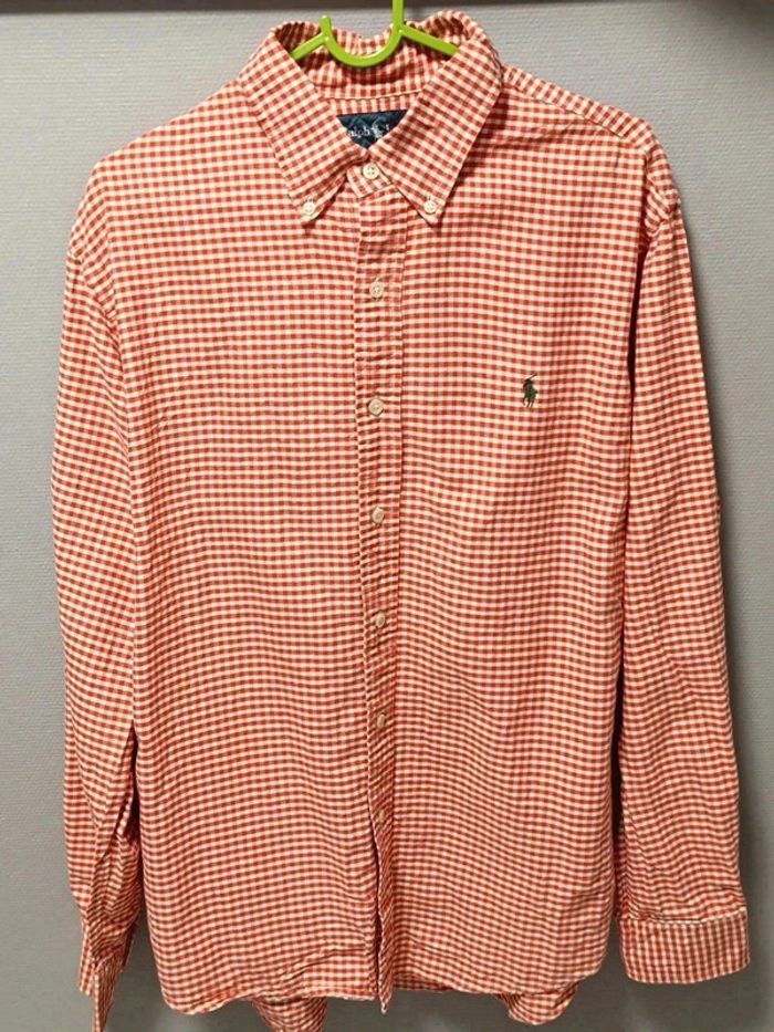 🔴 Chemise Ralph Lauren vichy rouge/blanc - Custom Fit - Taille L - photo numéro 2
