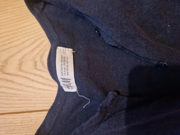 Gilet fin bleu marine - photo numéro 2