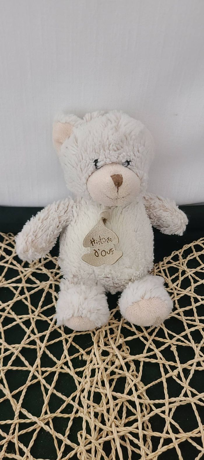 Doudou ours HISTOIRE D'OURS Les Z'animoos beige - photo numéro 4