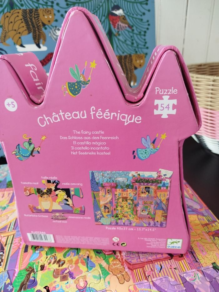 Djeco Puzzle 54 pièces Château 🏰 féerique - photo numéro 3