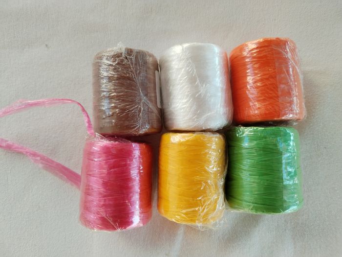 Raphia synthétique Loisirs créatifs Crochet multicolore