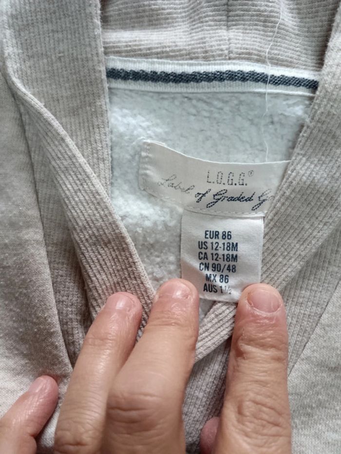 Gilet avec coudieres beige 2 ans h&m - photo numéro 4