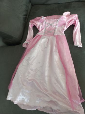 Robe déguisement princesse 5/7 ans rose