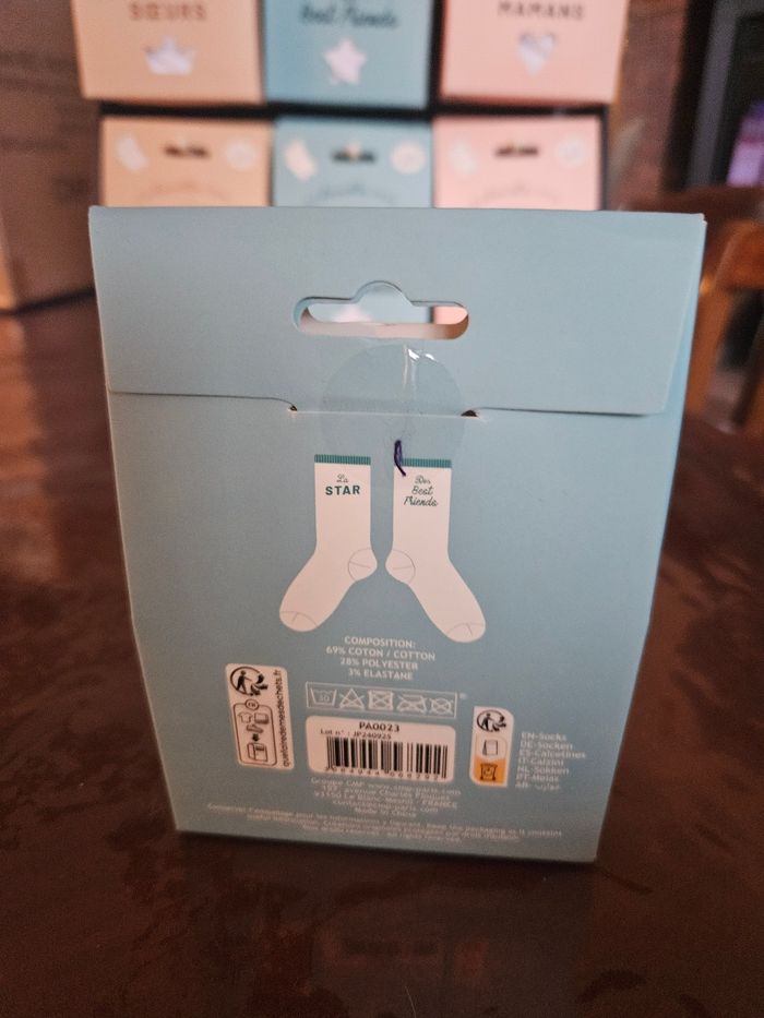 Coffret cadeau chaussette Les chaussette pour la star des best friends - photo numéro 2