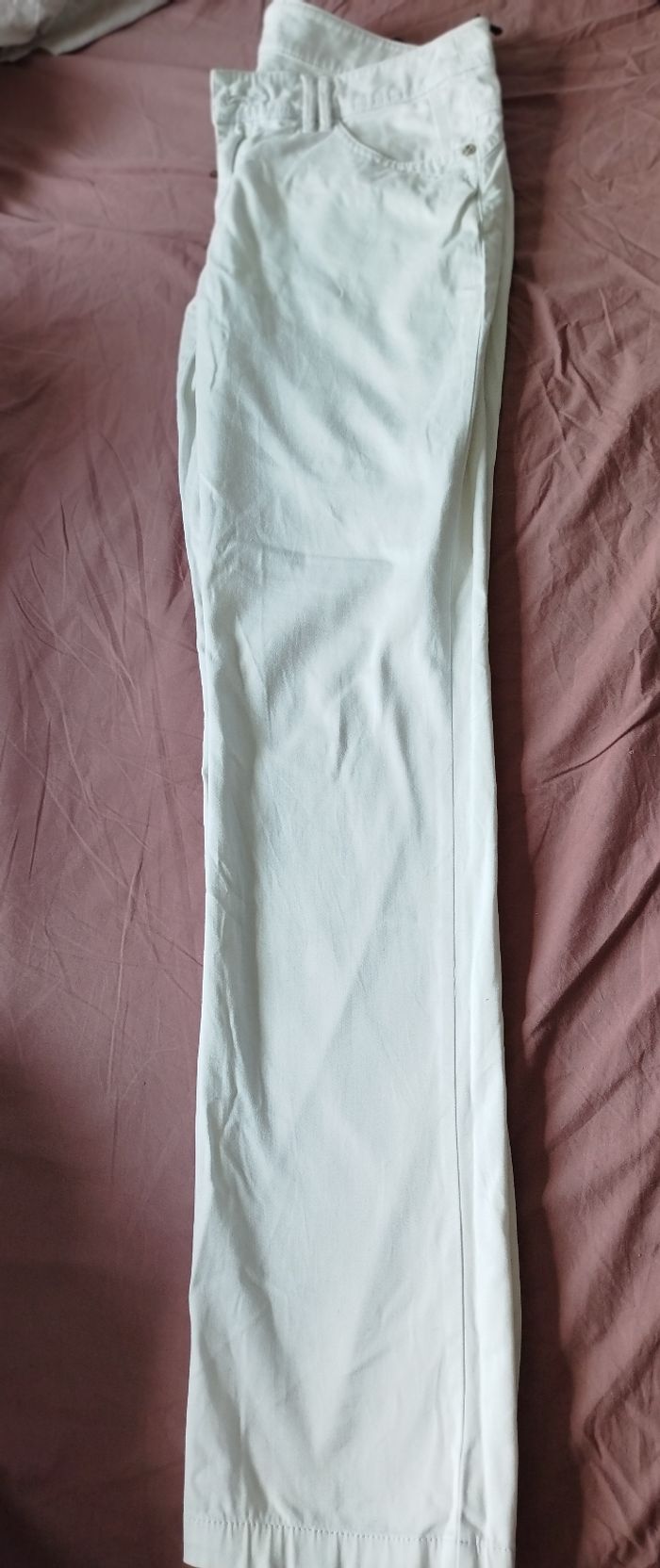Pantalon blanc Morgan taille 40. - photo numéro 4