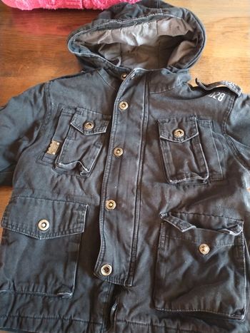 Manteau noir épais 24 mois