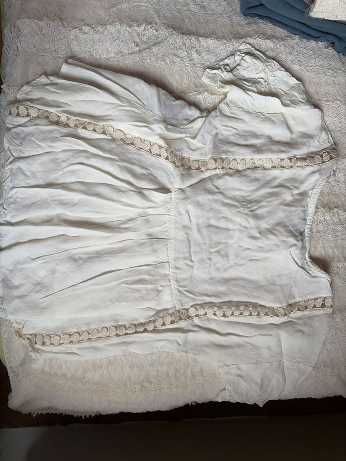 Blouse manche courte blanche - photo numéro 2