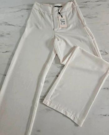 Superbe pantalon blanc fluide