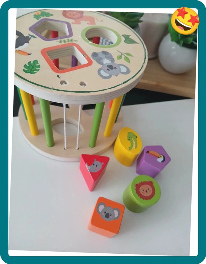 Jouet d'eveil en bois🌿🎁 - photo numéro 2