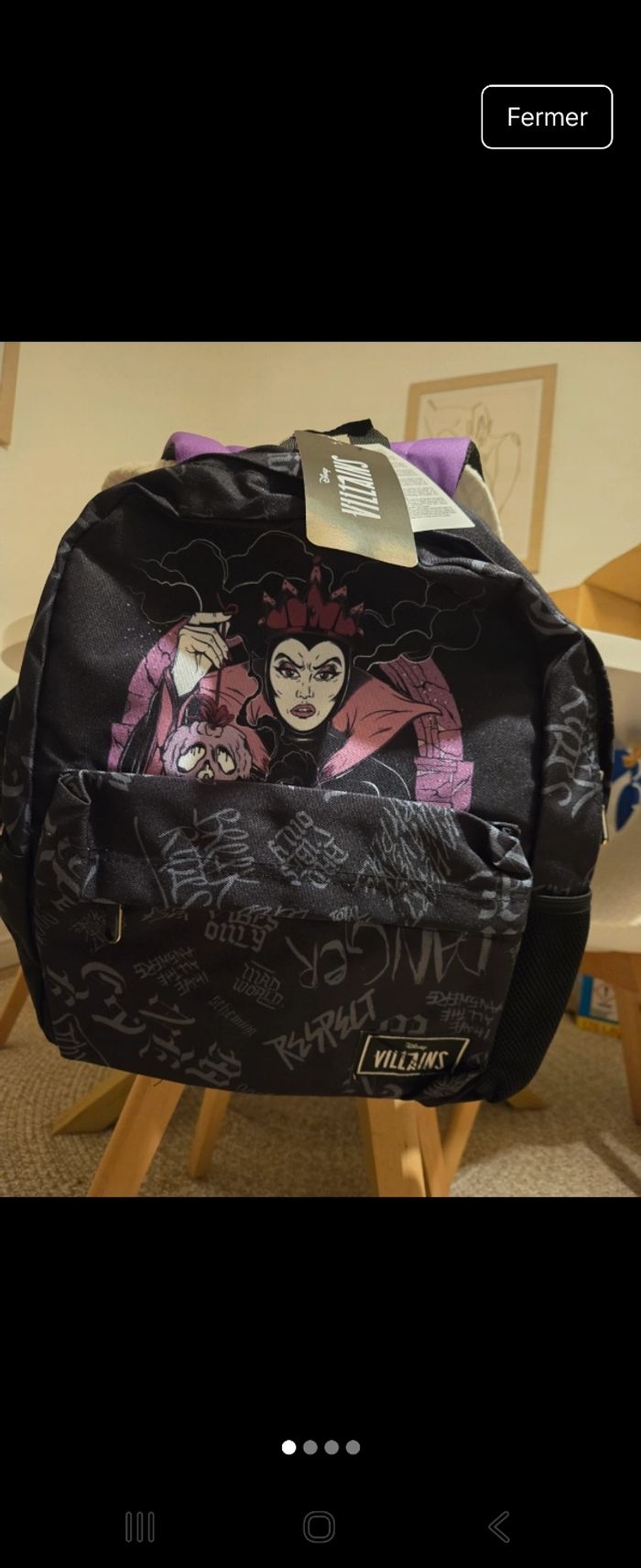 Sac a dos Disney malefique - photo numéro 2