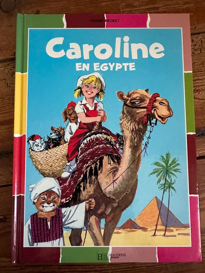 Livre bd album Pierre Probst multicolore Caroline en Égypte