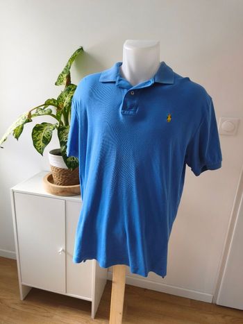 Polo bleu ciel | Ralph Lauren | Homme taille M | Logo brodé premium | Très bon état