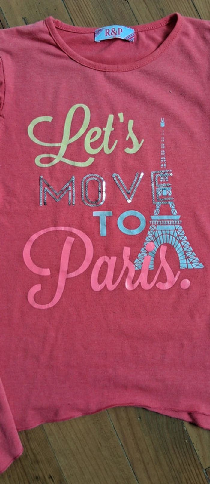 Tee-shirt fille taille 10 ans - photo numéro 2