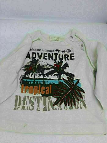 Lot 5 Tshirt long marches bébé 6 mois