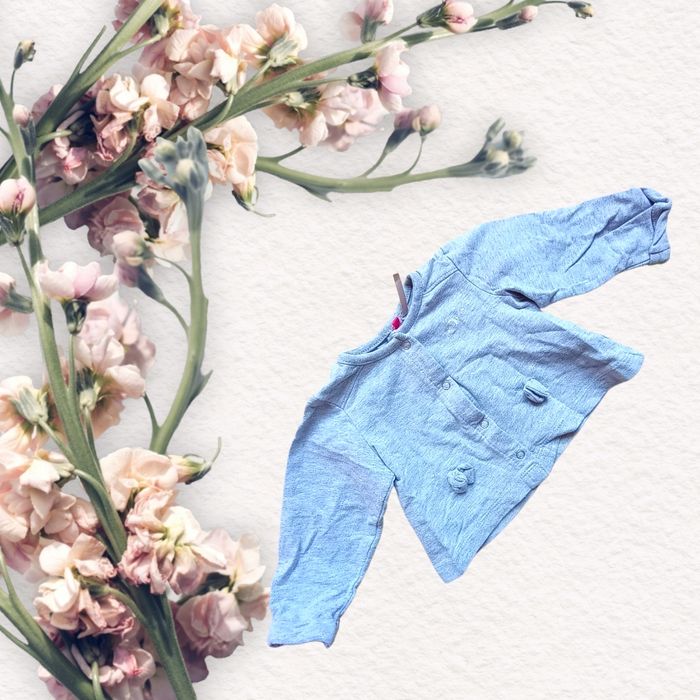 La Veste/ le gilet  qui Fait des Papouilles à Bébé fille taille 6 mois!👶