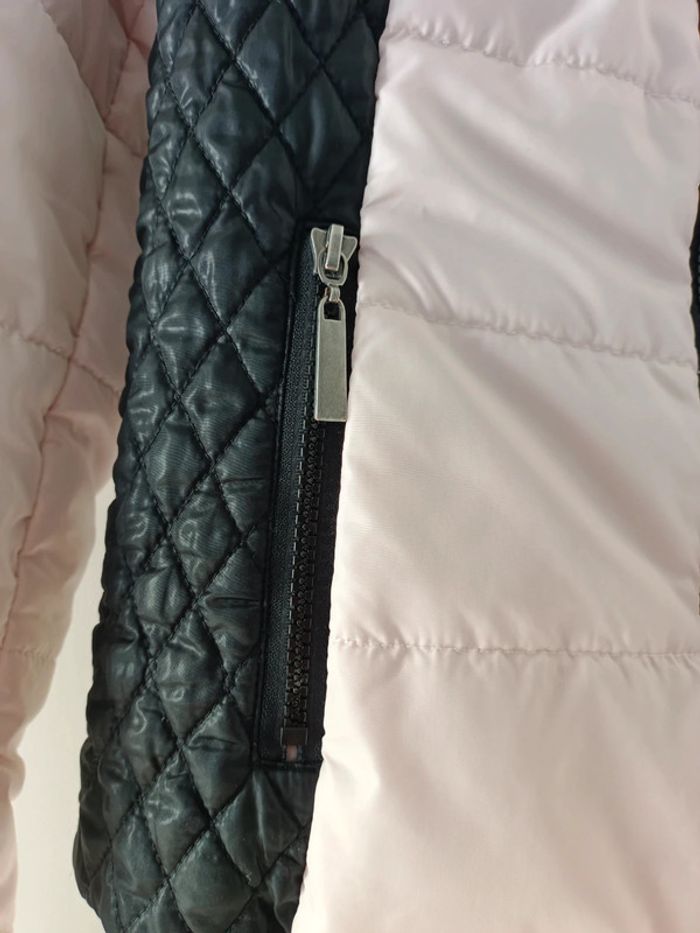 Veste matelassée légère rose noire mi saison 36 bonprix - photo numéro 2