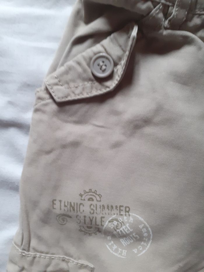 Pantalon beige à poches - photo numéro 4