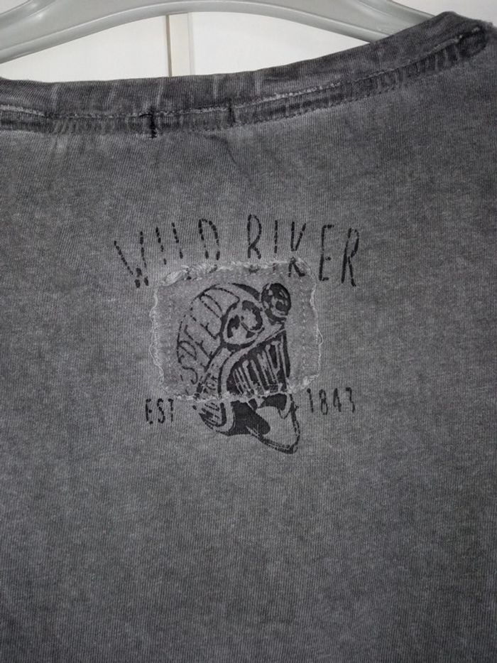 Tee shirt manches longues gris - photo numéro 4