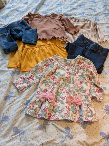 Lot Robe legging hauts . 1 et 3 mois Kiabi et la redoute