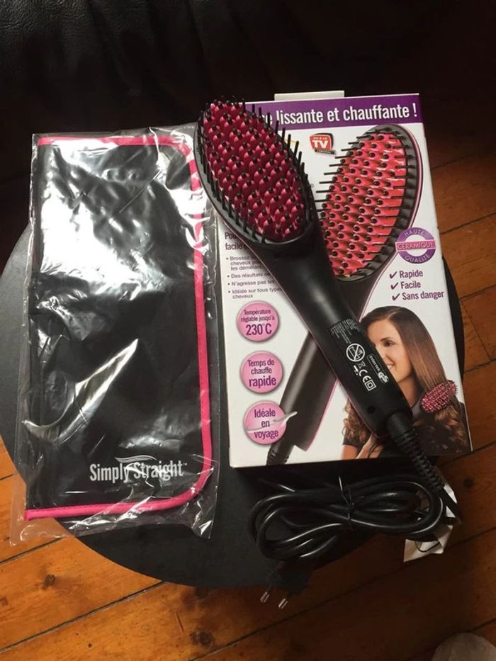 originale Brosse lissante et chauffante en Céramique - photo numéro 3