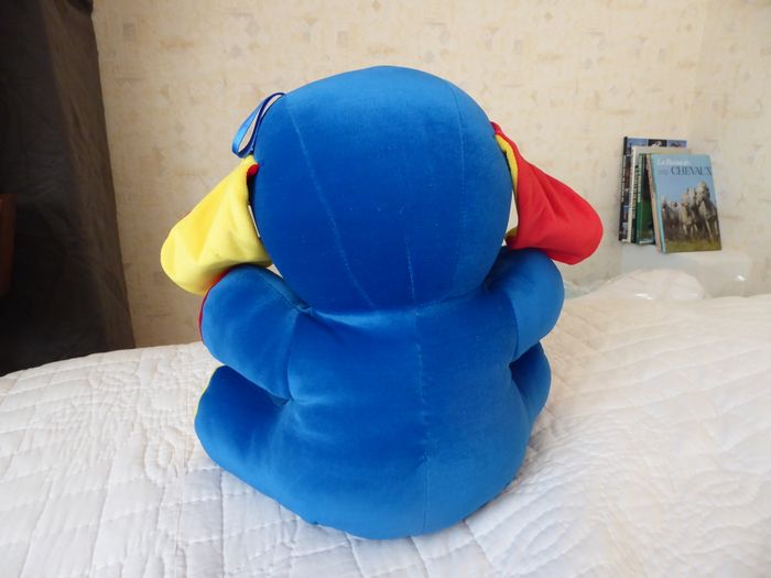 Peluche chien multicolore - photo numéro 3