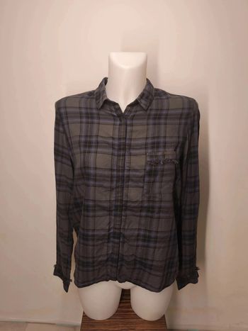 Chemise Comptoir des Cotonniers Femme Taille 40 Noir-Bleu