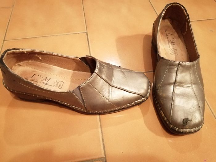Chaussures argentées Taille 38 I'M