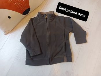 Gilet polaire 4ans garçon 