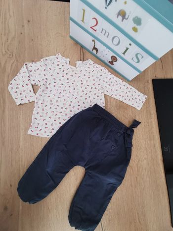 Ensemble pantalon et t-shirt manches longues