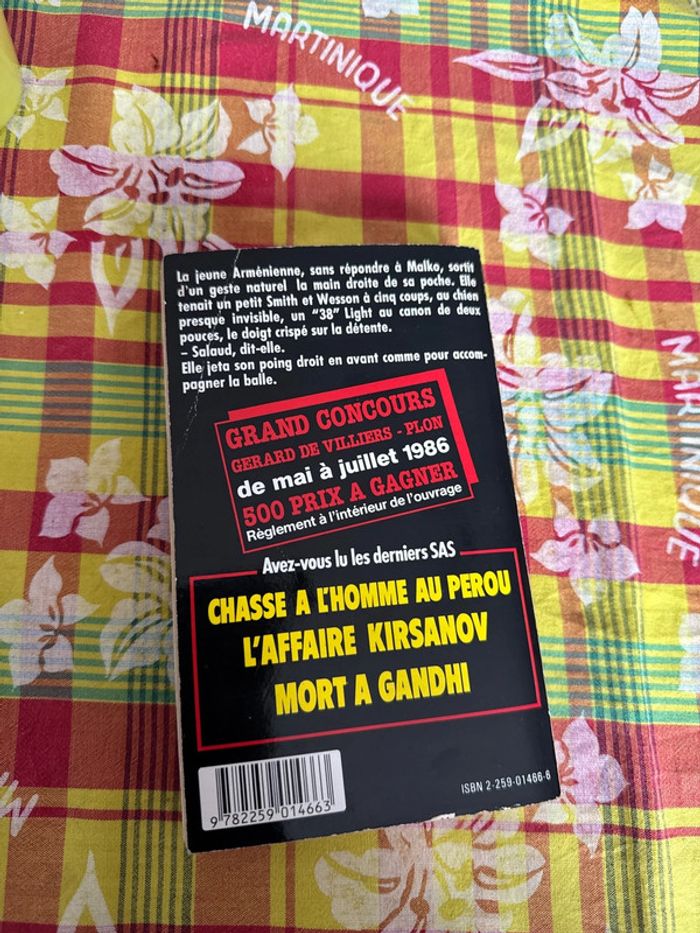 Livre danse macabre à Belgrade - Gérard de Villiers Plon - 82 - photo numéro 2