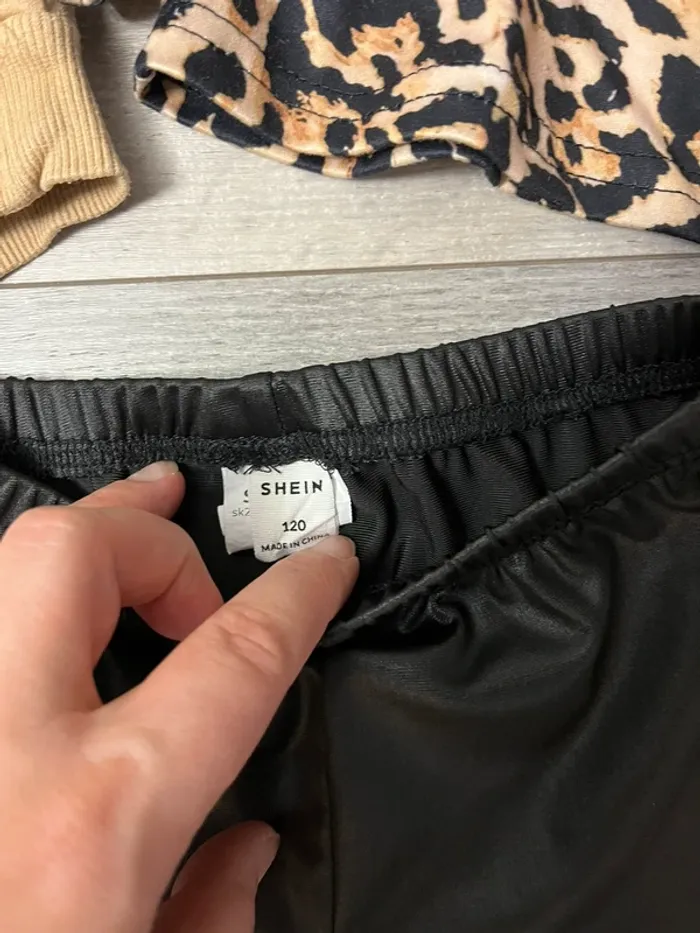 Ensemble fille 3 pièces H&M et SHEIN noir et Camel - photo numéro 10