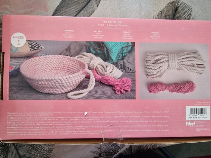 Kit DIY panier de corde - photo numéro 4