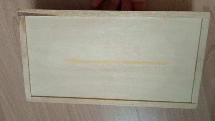 Boîte de rangement avec aimant en bois comme neuve - photo numéro 8