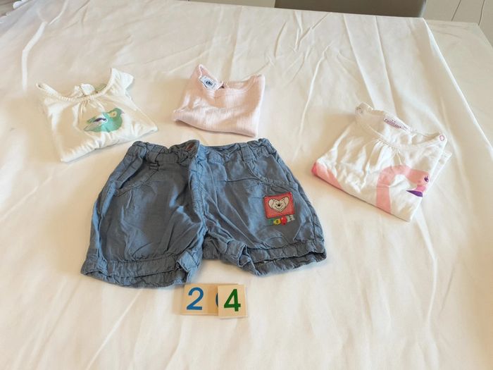 Lot 24 mois winnie flamant rose