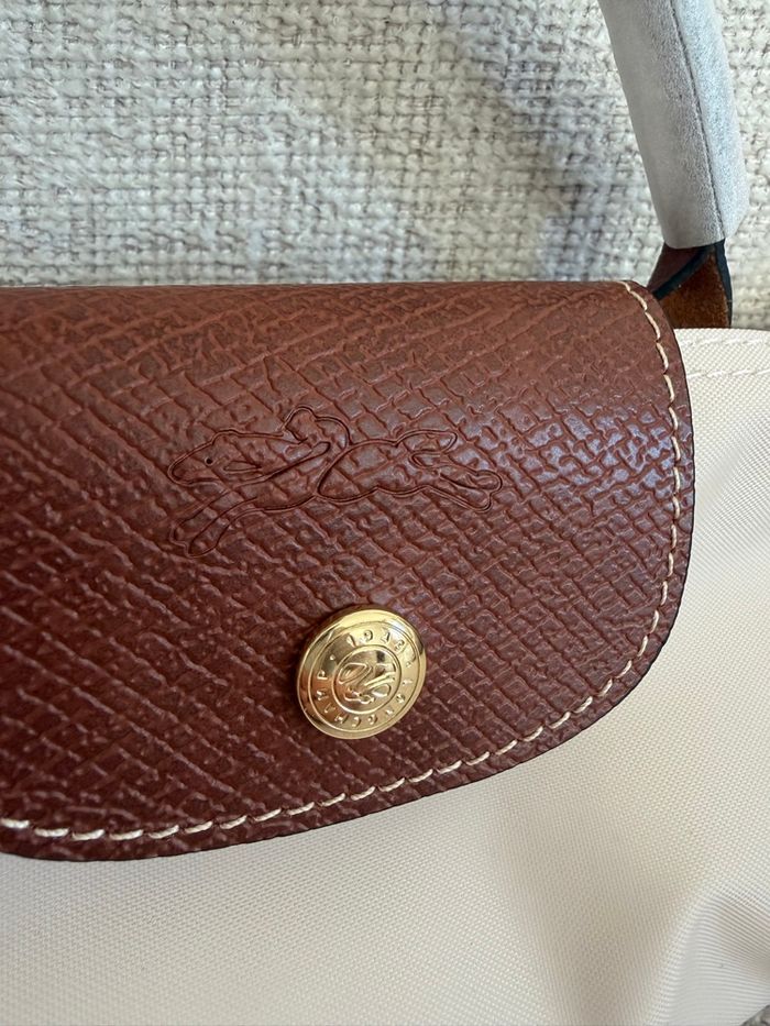 Sac mini Longchamp beige - photo numéro 3