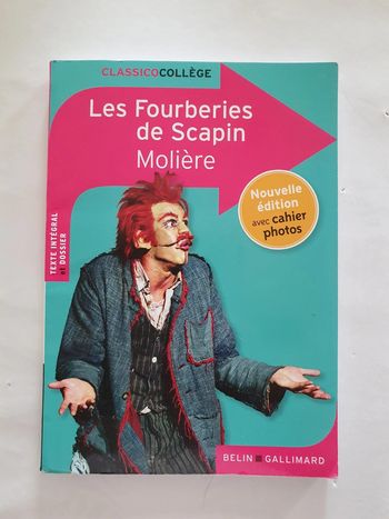 Livre les fourberies de scapin moliere