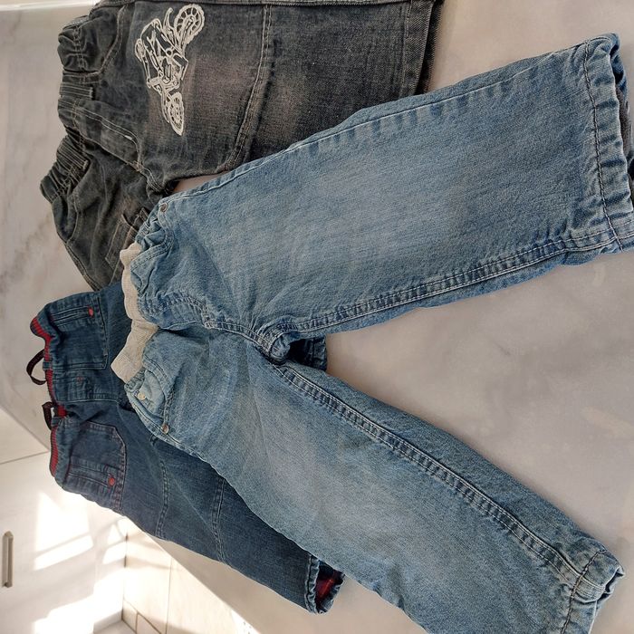 Lot 3 jeans doublé intérieur garçon 23 mois