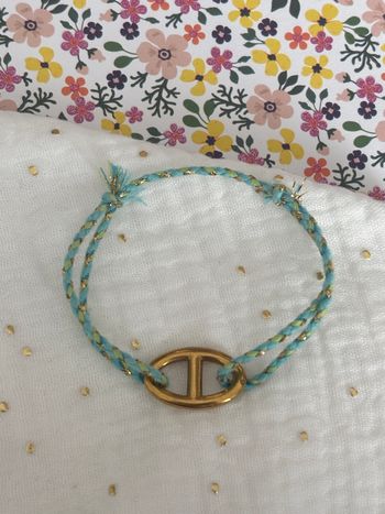 Bracelet maille marine acier inoxydable 