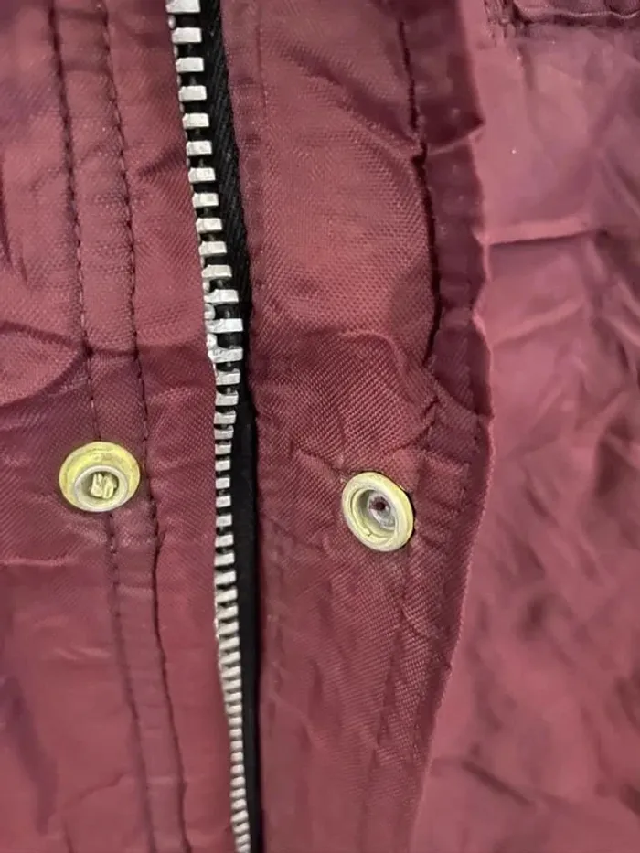 Parka jacket Oshkosh burgundy Mens XL - photo numéro 7