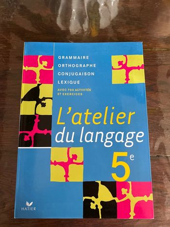 Manuel langage 5 eme
