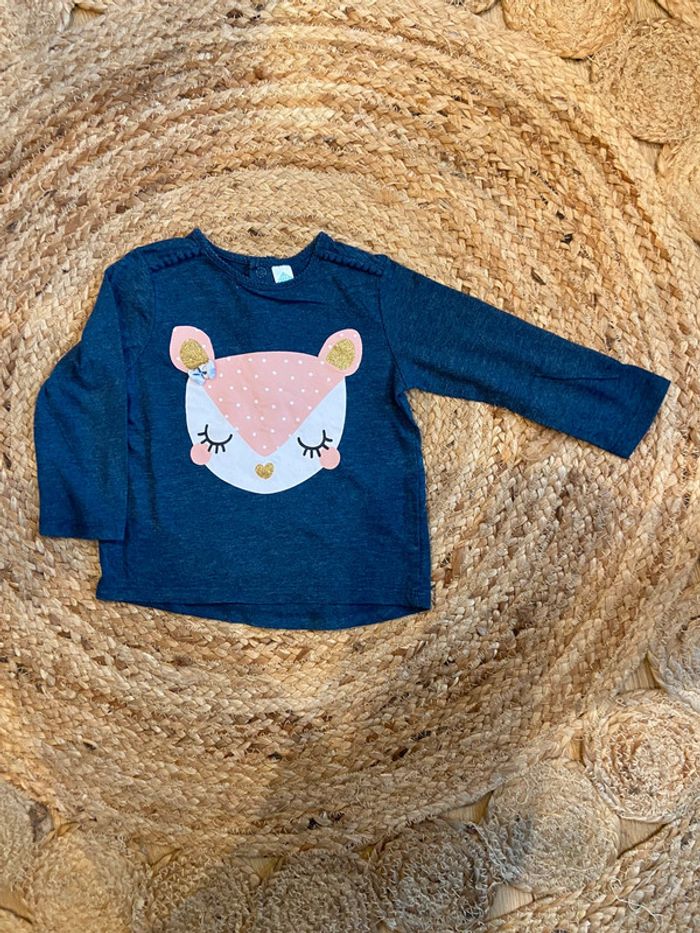 Tee-shirts manches longues fille 18 mois Kiabi