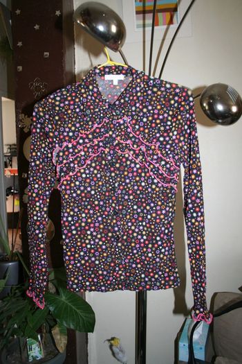 🌸Chemise noire étoilée "Kookai" Taille 36🌸