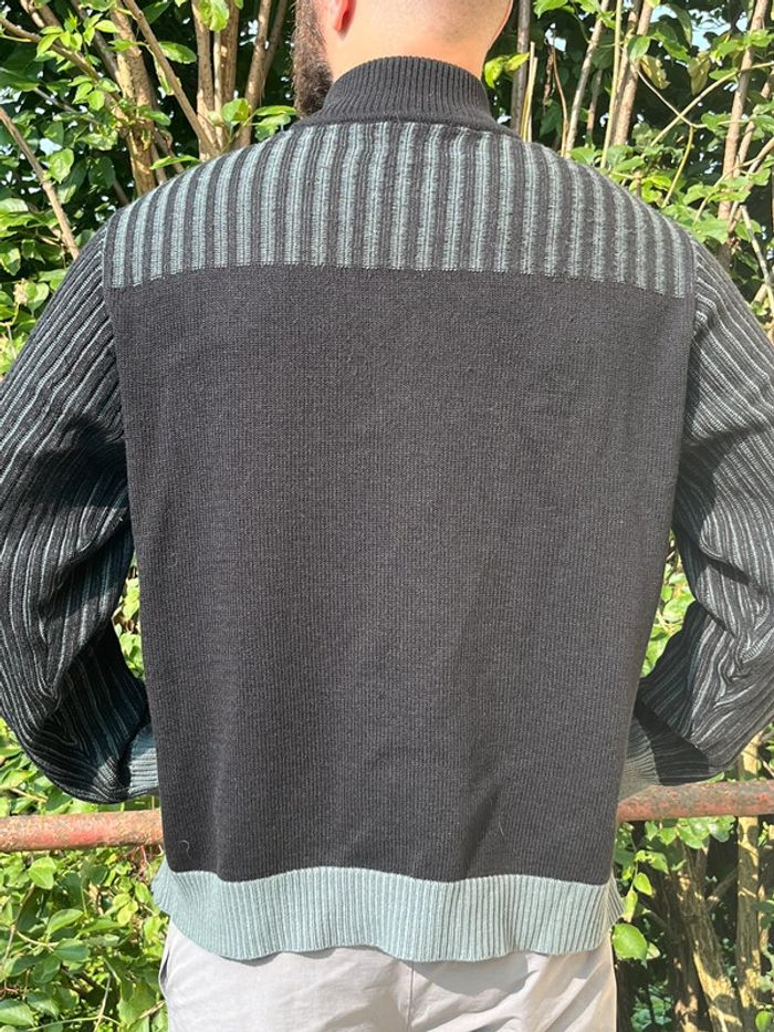 Veste gilet chaud avec fermeture éclair Lee Cooper - noir et gris - photo numéro 6